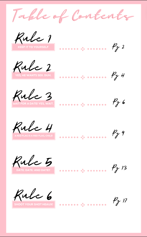 MORE Free Game: Dating 101 (E-Book)